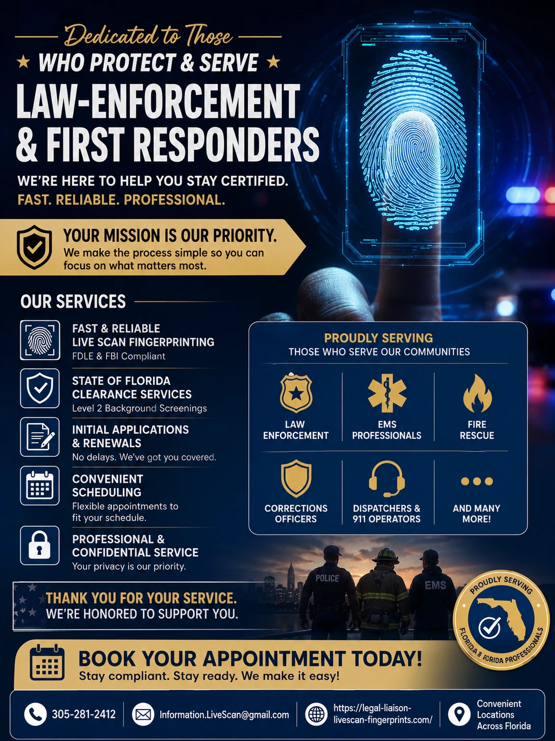 Legal Liaison & LiveScan Fingerprints