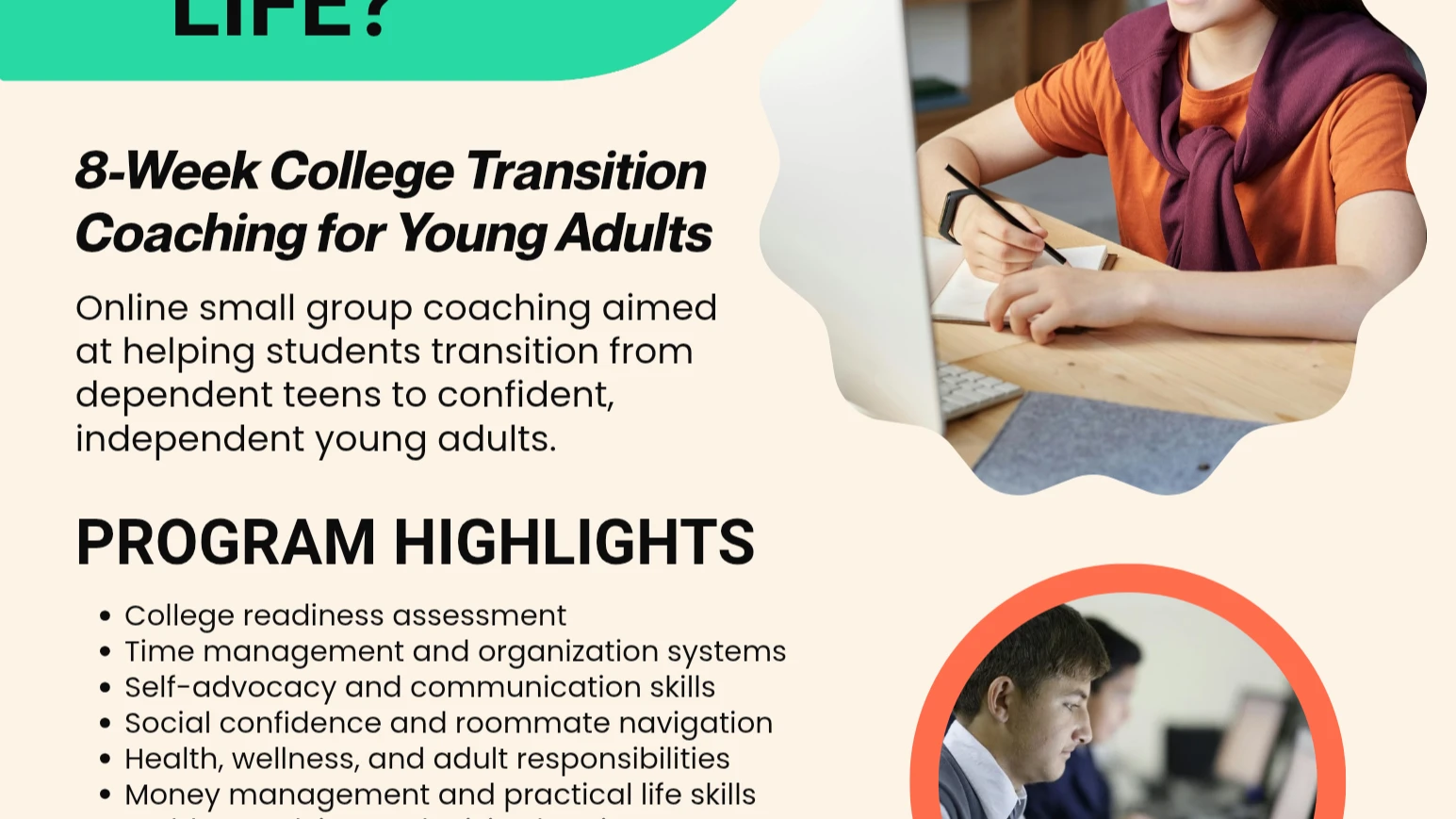 2026 College Readiness Coaching Program