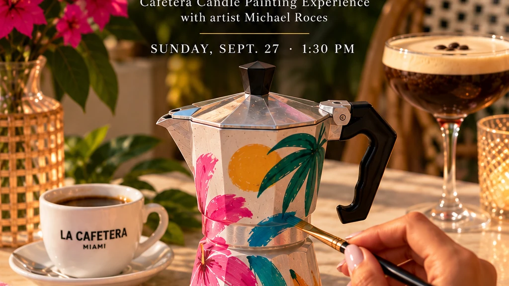 Cafetera Candle Painting Experience