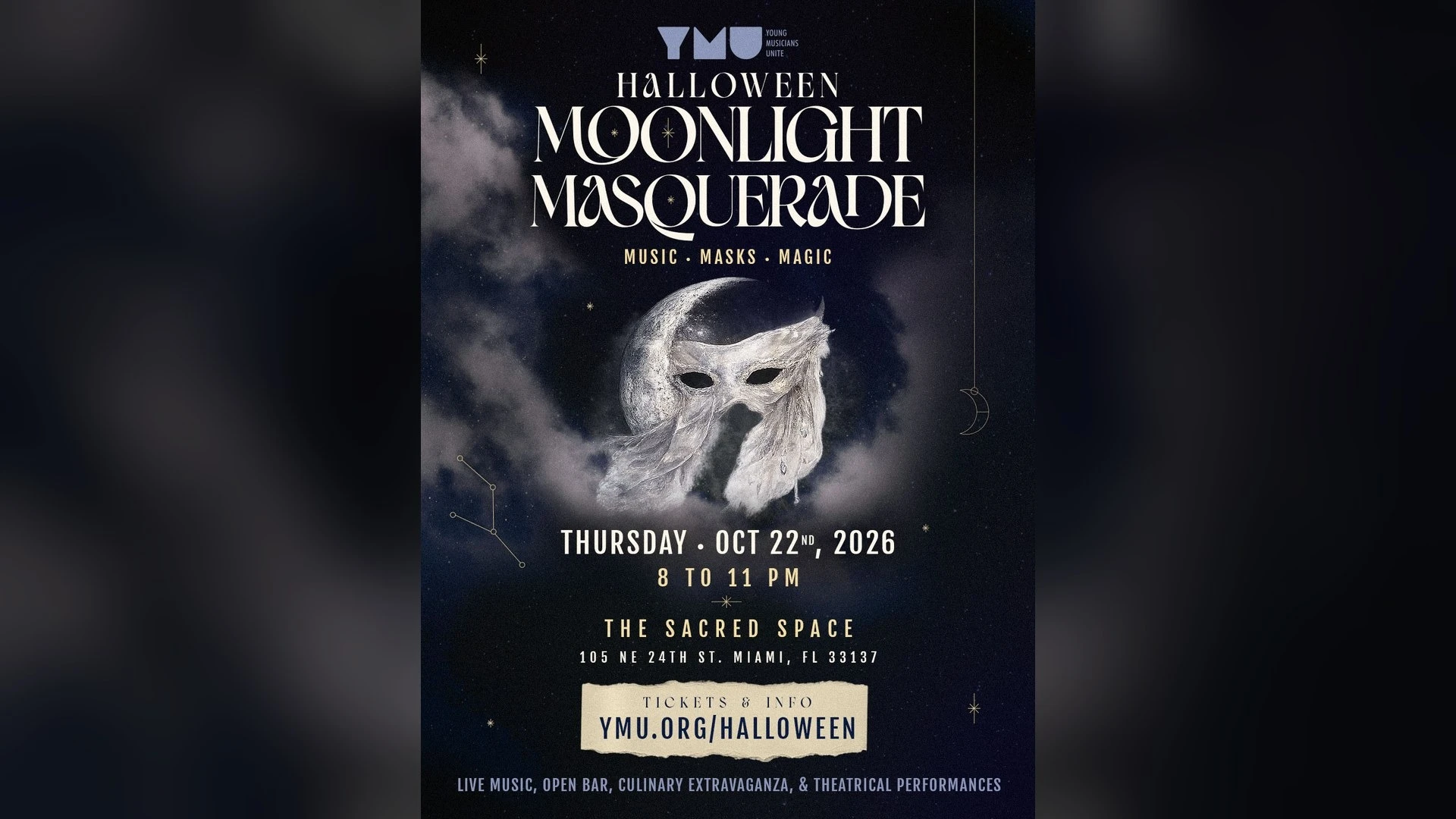 YMU's 3rd Annual Halloween Moonlight Masquerade