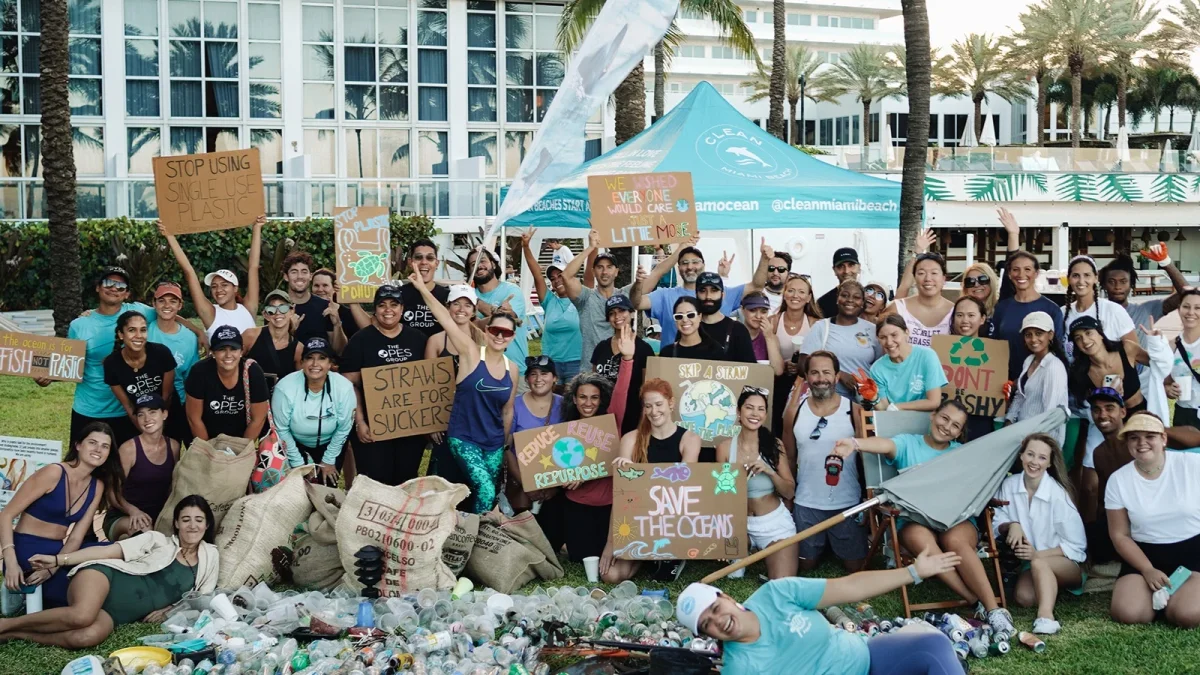 Beach Clean up -Eden Roc