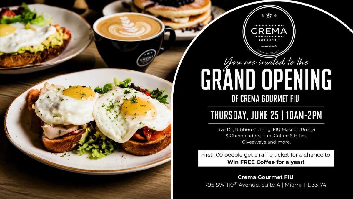 Grand Opening — Crema Gourmet FIU