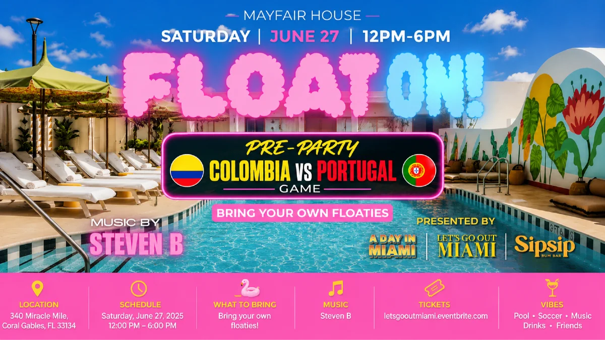 FLOAT ON! Pool Party – World Cup Edition