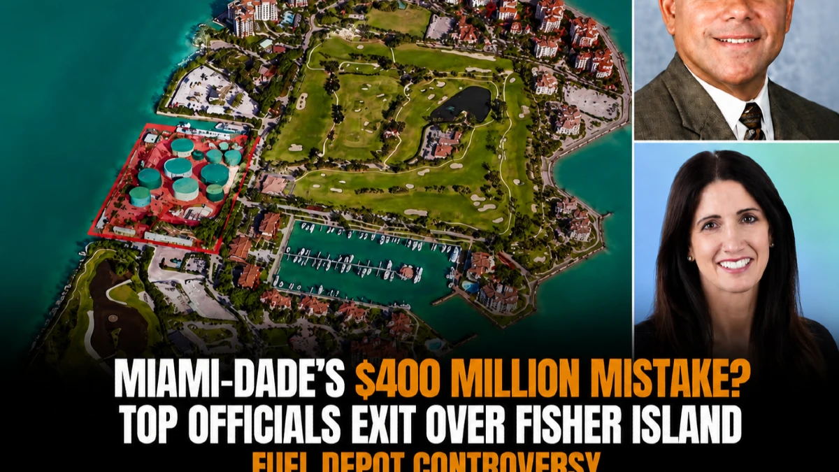 MIAMI-DADE'S $400 MILLION MISTAKE? TOP OFFICIALS EXIT OVER FISHER ISLAND FUEL DEPOT CONTROVERSY