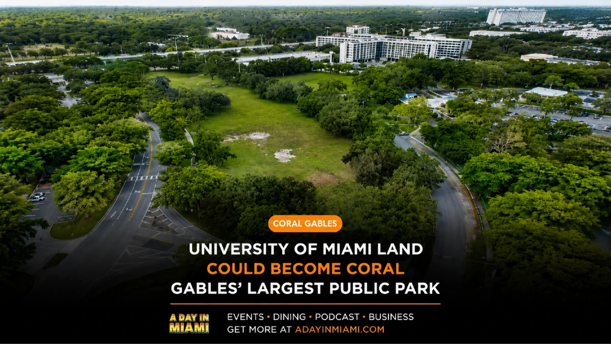 UNIVERSITY OF MIAMI LAND COULD BECOME CORAL GABLES' LARGEST PUBLIC PARK