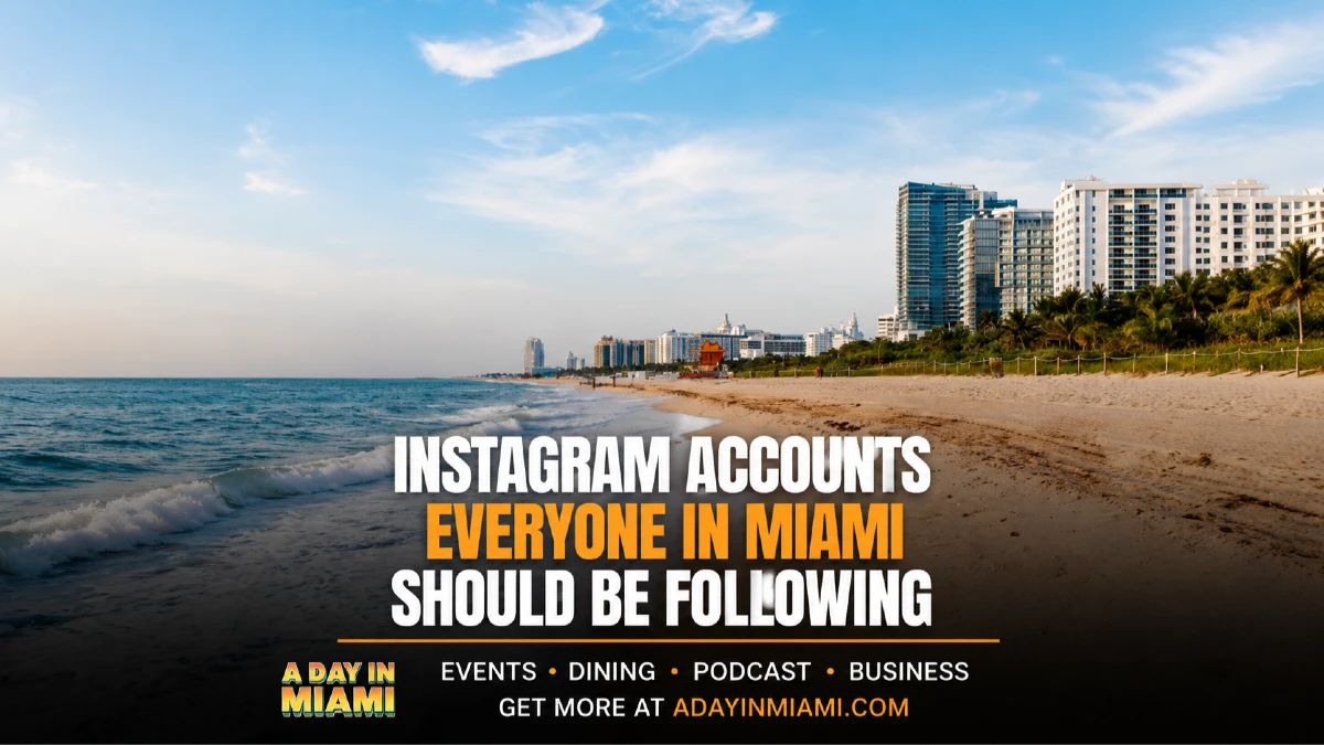 INSTAGRAM ACCOUNTS EVERYONE IN MIAMI SHOULD BE FOLLOWING